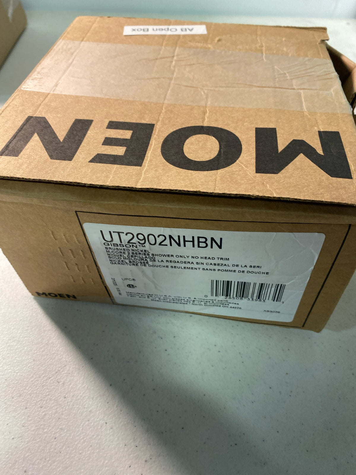 Moen UT2902NHBN Gibson Shower Only Trim Package - Brushed Nickel