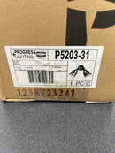 Progress Lighting P5203-31 2 Light Dual Head Flood Light with Metal Adjustable Shades - Black