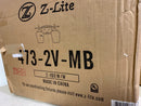 Z-Lite 473-2V-MB Joliet 2 Light 15" Wide Vanity Light - Matte Black