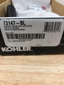 Kohler K-73147-BL Composed Wall Mounted Pivoting Toilet Paper Holder - Matte Black