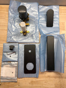 Kohler K-22567-4-BL Parallel 1.2 GPM Wall Mounted Centerset Bathroom Faucet - Matte Black