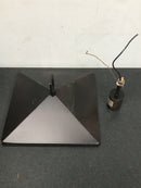 Forte Lighting 1319-01-32 10Wx18H Post Light - Antique Bronze