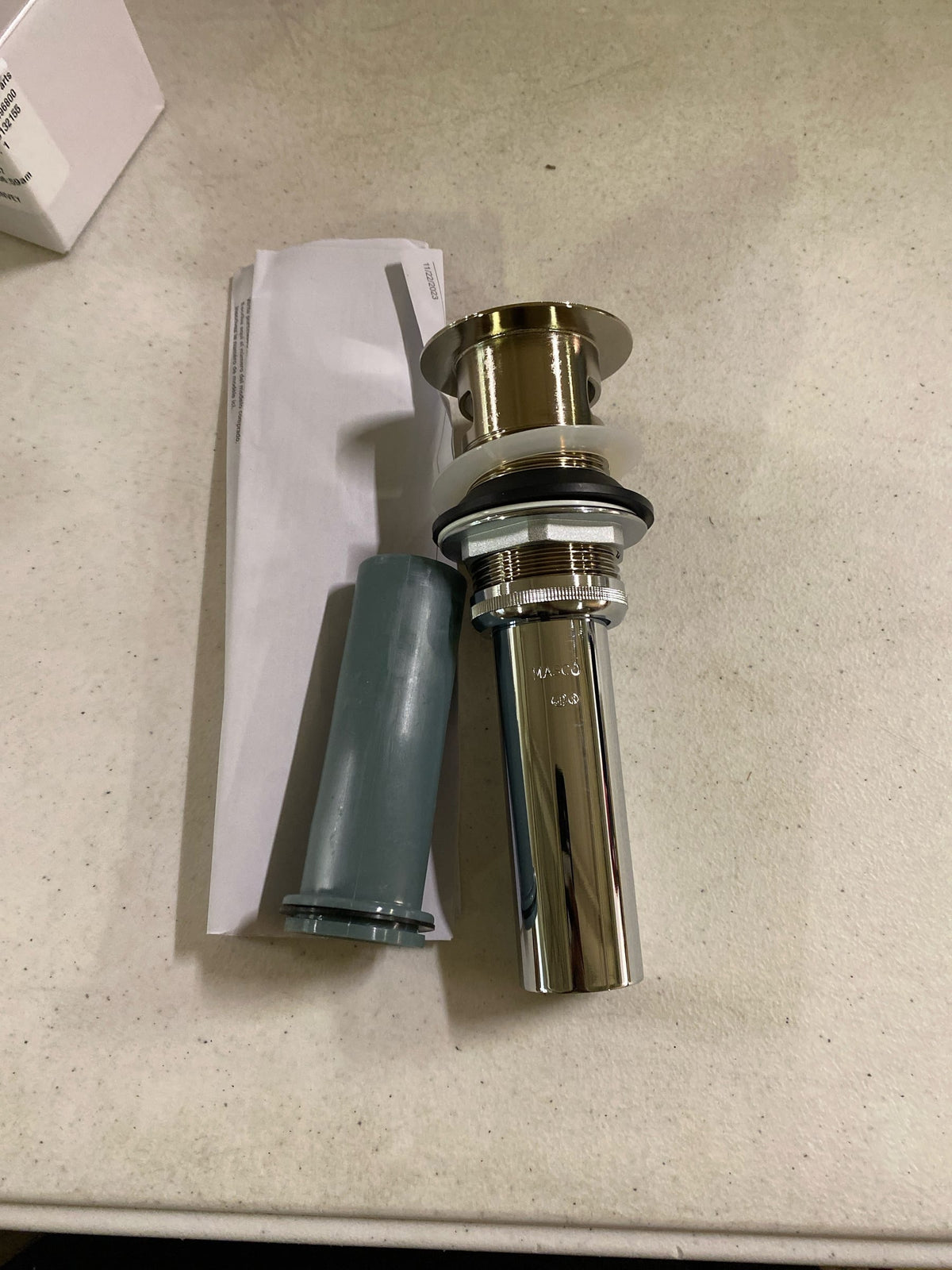 Brizo RP72412PN 1-5/8" Grid Drain Assembly with Overflow - Brilliance Polished Nickel