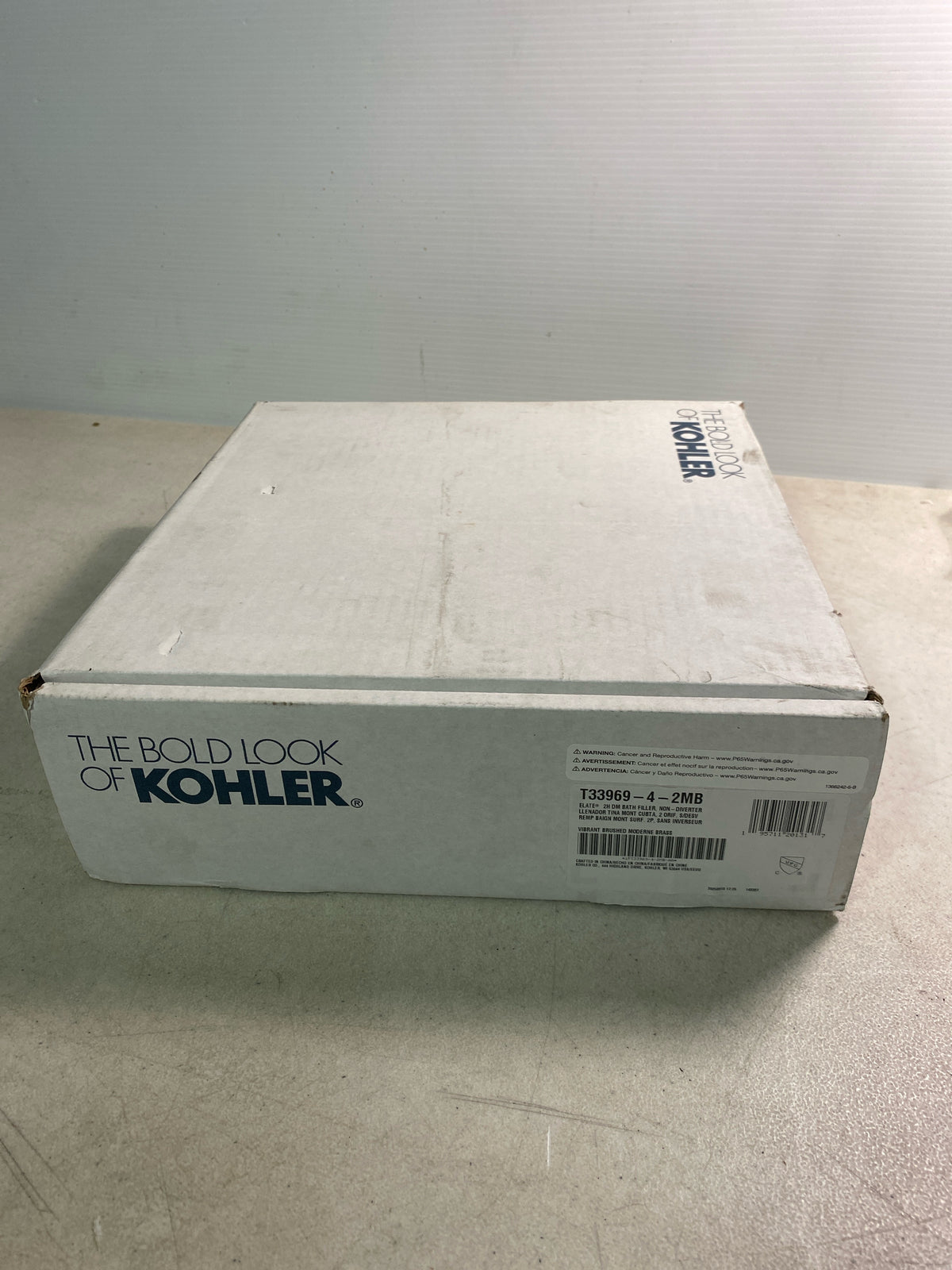 Kohler K-T33969-4-2MB Elate Deck Mounted Tub Filler - Vibrant Brushed Moderne Brass