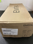 Emtek EMP23234FRLLHUS19 Empowered 2 Ares Left Handed Sectional Electronic Touchpad/Fingerprint Keyless Entry Handleset with Freestone Interior Lever and Bluetooth/WiFi - Flat Black