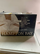 Hampton bay 91383 3-Light White Ceiling Fan Shades LED Light Kit