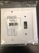 Franklin Brass Classic Architecture Single Toggle Switch and Single Rocker / GFI Outlet Wall Plate - Pure White