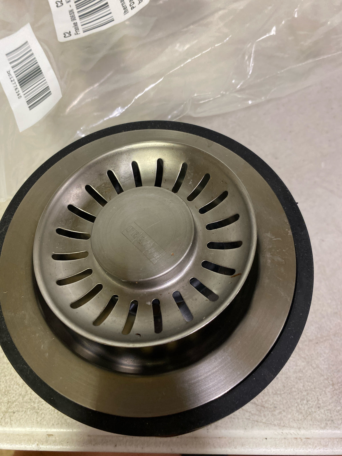 Franke 906SN 3-1/2" Universal Sink Strainer Drain Basket - Satin Nickel