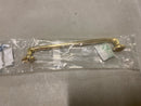 Ashley Norton MT0376-203-ULB Traditional 8" Center to Center Luxury Solid Brass Vintage Farmhouse Cabinet Handle / Drawer Pull - Unlacquered Brass