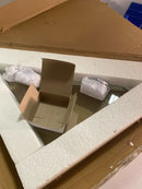 CRAFT + MAIN GCS1010-BN 10" Glass Shower Shelf - Brushed Nickel