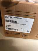Emtek 4212MEUS3NLLH Melrose Left Handed Full Plate Single Cylinder Keyed Entry Handleset with Merrimack Interior Lever - Unlacquered Brass