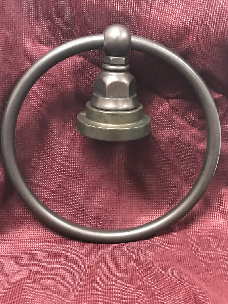 Rohl A1485LITCB San Giovanni 6" Wall Mounted Towel Ring - Tuscan Brass