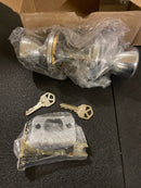 Kwikset 690T-26DS Tylo SmartKey Single Cylinder Knobset and Deadbolt Combo Pack - Satin Chrome