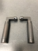 Baldwin L030112MR L030 Gramercy Knurled Pair of Door Levers without Rosettes from the Estate Collection - Venetian Bronze