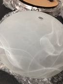 Designers Fountain 1257S-SP-AL 11.25" Width 2 Light Flush Mount Ceiling Fixture - Satin Platinum / White Alabaster