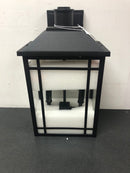 Capital Lighting 927121BK Braden 2 Light 17" Tall Outdoor Wall Sconce - Black