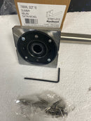 Kwikset 788MILSQT-15 Milan Non-Turning One-Sided Dummy Door Lever with Square Rose - Satin Nickel