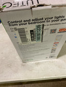 Lutec 5106801012 1-Light Black Outdoor Smart WiFi Wall Mount Lantern Sconce with A19 Smart Light Bulb Included