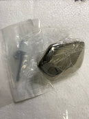 Belwith Keeler B079712-14 Pebble 2-15/16" x 2-1/8" Natural Organic Zen Designer Cabinet Knob / Drawer Knob - Polished Nickel