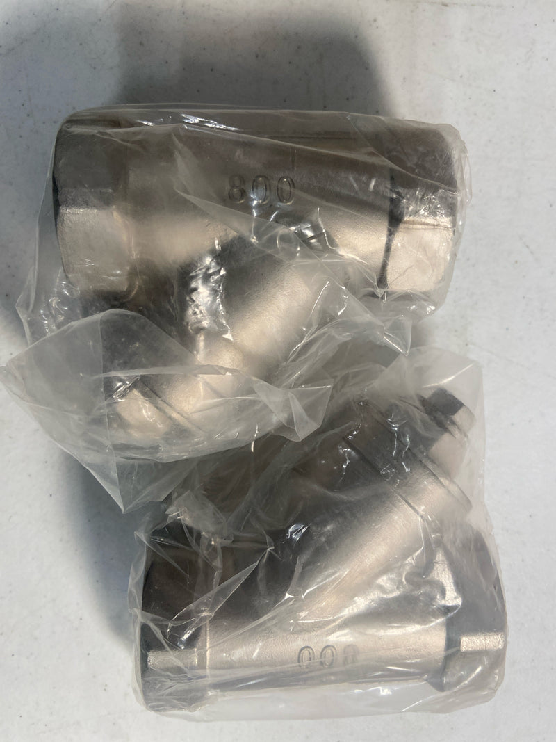 SMITH-COOPER 4373002300 Y-Strainer,1",316,Thrd 800