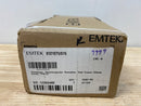 Emtek 8121OTUS15 Old Town Passage Door Knob Set with Rectangular Rose from the Brass Crystal Collection - Satin Nickel