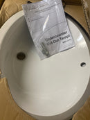 Signature Hardware 447972 Mangrove 21" Vitreous China Undermount Bathroom Sink - White