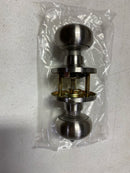 Miseno MLK2030SN Porter Flat Ball Single Cylinder Keyed Entry Door Knob Set with Deadbolt - Satin Nickel