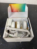 DALS Lighting SM-UPK3 Pack of (3) 3" LED Puck Light Kit - Full Color RGB+CCT (2700K - 6500K) and Smart Home Enabled - White