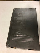 Aklfgn CFLT-028H-DP Single Handle Kitchen Faucet Pull Out Sprayer Kitchen Faucet with Deckplate Included in Matte Black