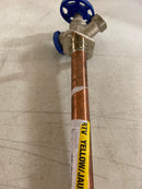 Arrowhead brass 605-08LFBIN 1/2 FIP in. x 3/4 in. MHT x 8 in. icebreaker Lead Free Freeze-Proof Wall Hydrant Sillcock Valve