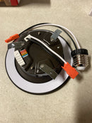 Satco S11834R1 4 in. Adjustable CCT Canless Remodel IC Rated Dimmable Indoor Integrated LED Recessed Light Trim