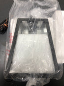 Home 1-Light Matte Black and Glass Mini Pendant