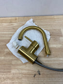 Grohe 32138GN2 Concetto 1.2 GPM Single Hole Bathroom Faucet with Lift Rod Drain Assembly - Brushed Cool Sunrise