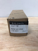 Baldwin 8327190 1-3/4" Mortise Cylinder C Keyway - Satin Black