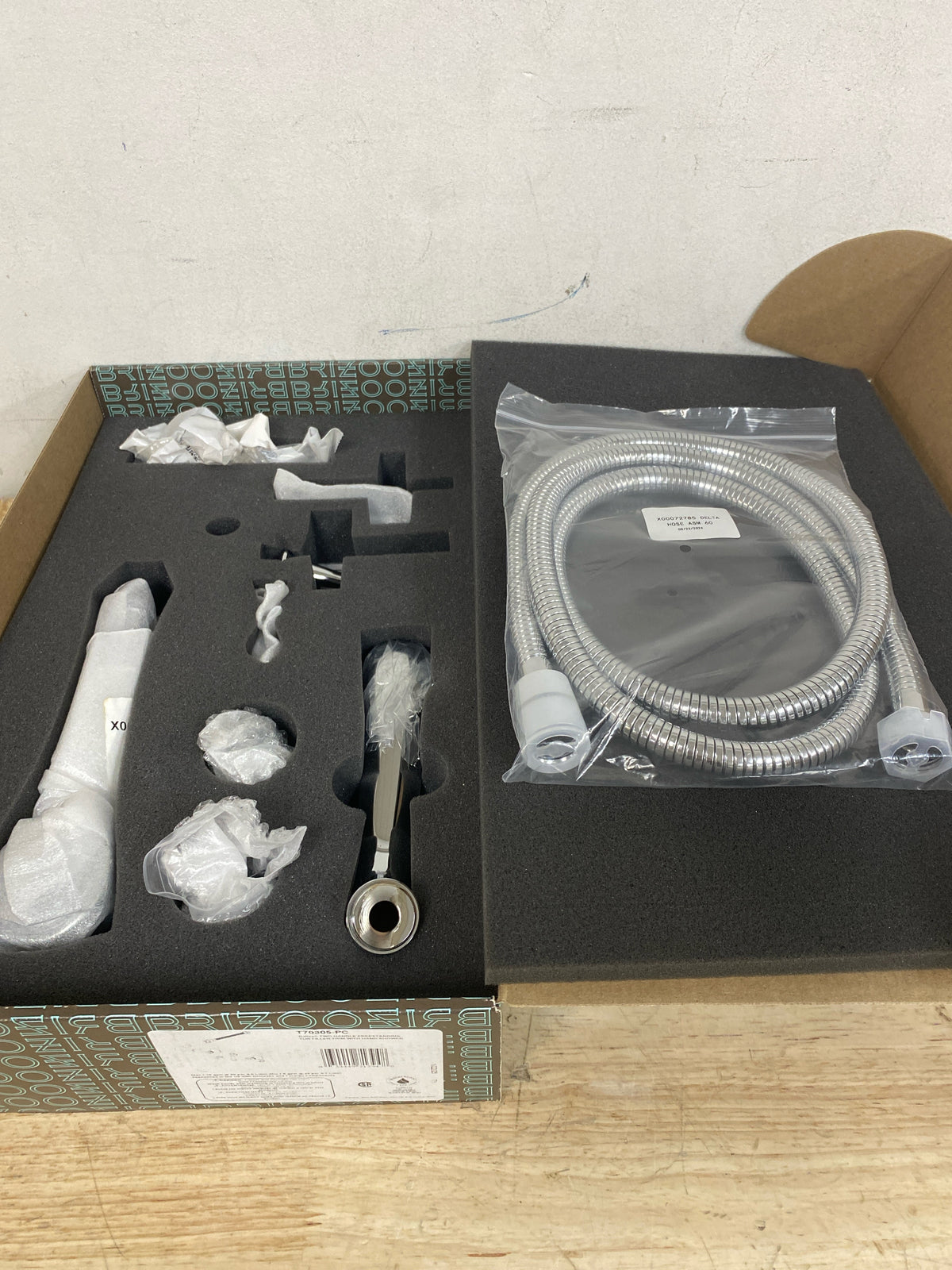 Brizo Baliza: Two-Handle Freestanding Tub Filler Trim