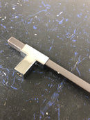 Amerock BP77825626BCR Urbanite 10-1/16 Inch Center to Center Bar Cabinet Pull - Polished Chrome / Black Chrome