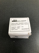 Deltana SDP25U26 Solid Brass 2-1/2" x 2-3/4" Adjustable Pocket Door Passage Lock - Chrome