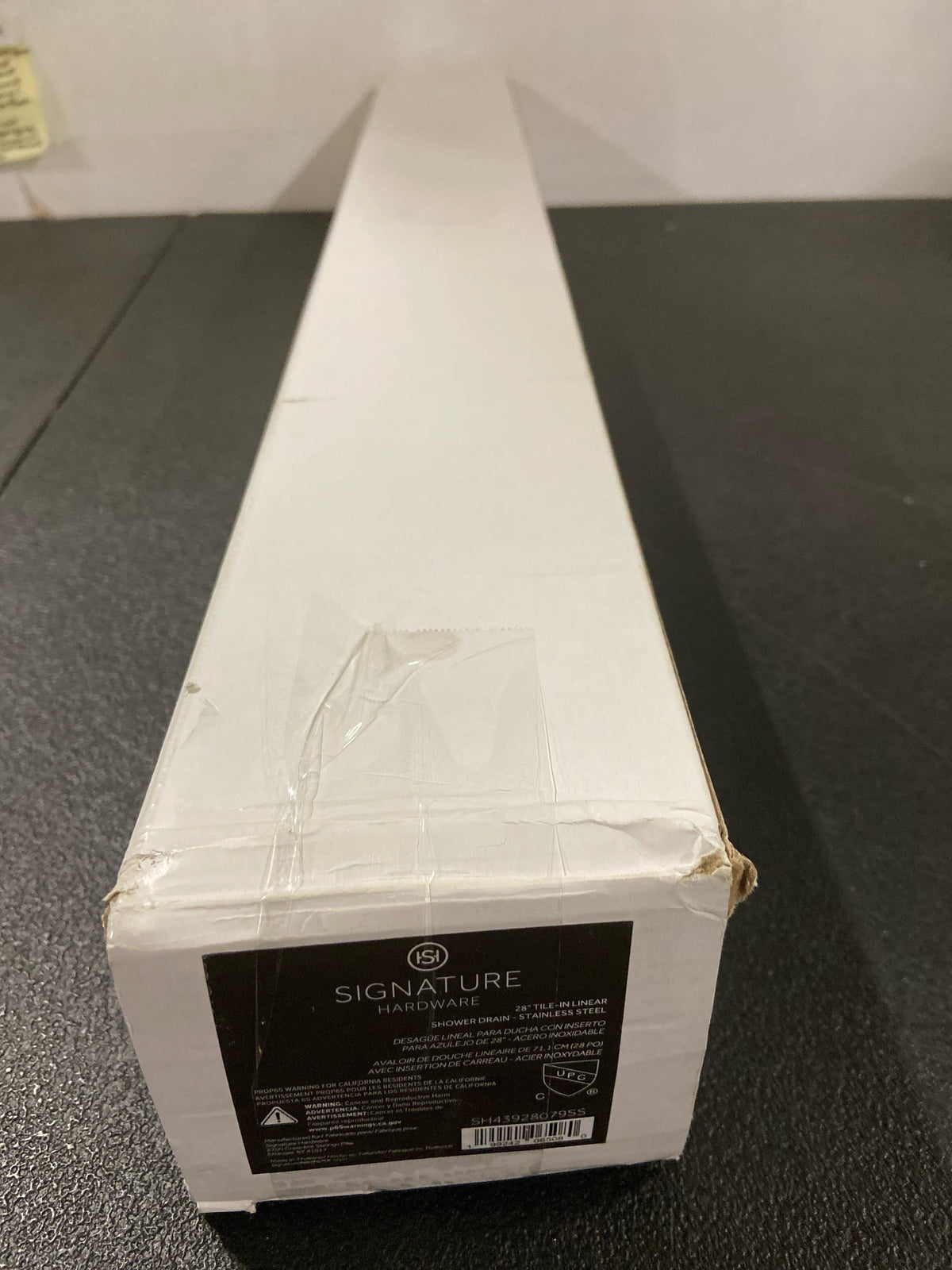 Signature Hardware SH43928079SS 28" Tile-In Linear Shower Drain - Stainless Steel