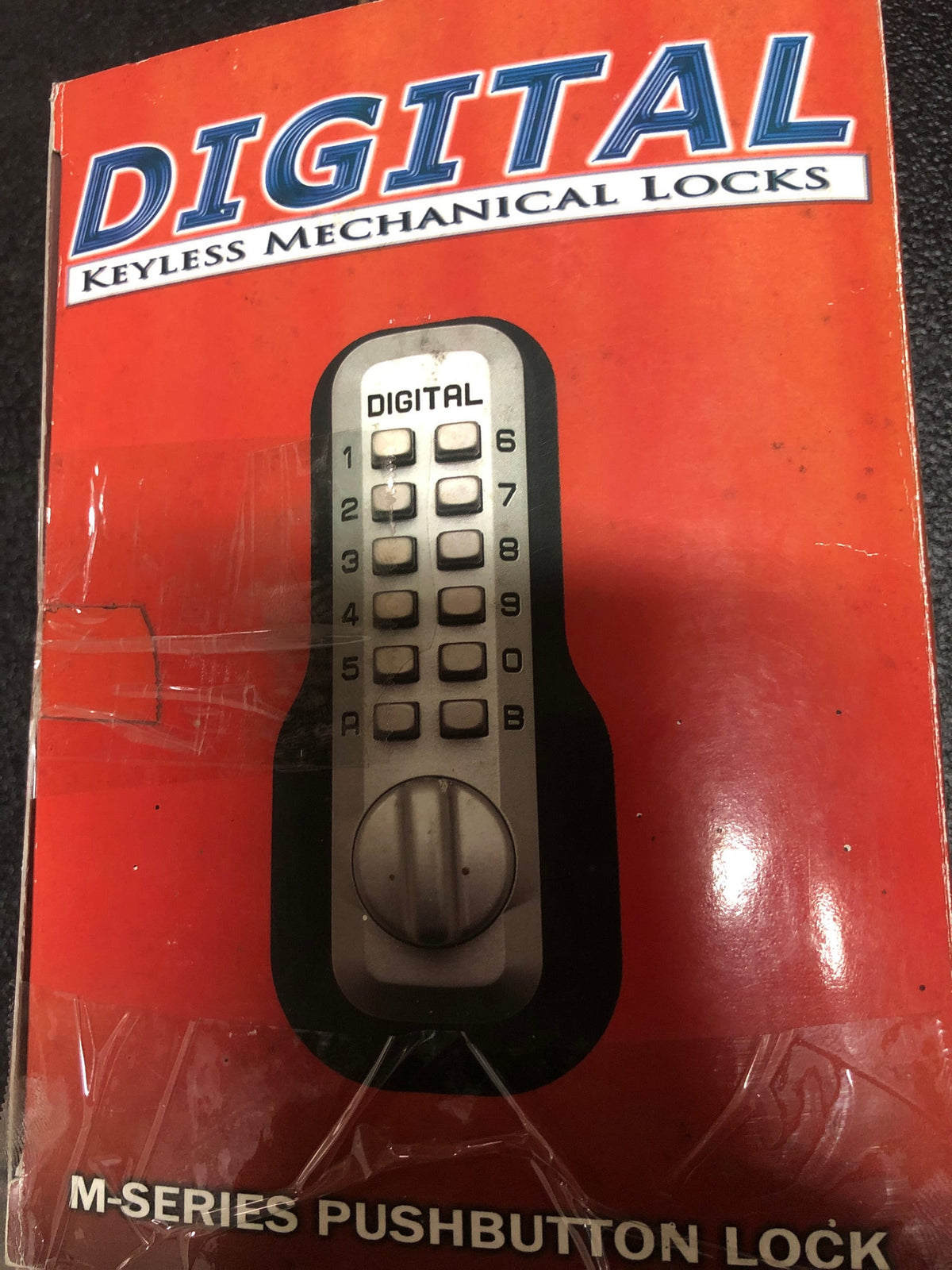 Lockey USA M230AB Mechanical Keyless Deadlocking Latch in Antique Bronze