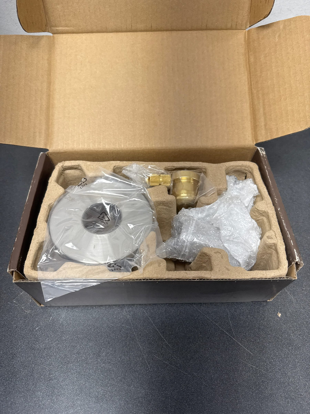 Signature Hardware 483862 Lexia 6 Function Diverter Valve Trim - Less Valve - Brushed Nickel