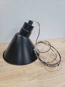 Millennium Lighting RAS12-SB RLM 1 Light 12" Wide Outdoor Angle Cone Shade - Satin Black