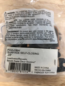 Hickory Hardware P243-OBH Partial Inset Traditional Cabinet Door Hinge with Self Closing Function (Package of 2) - Oil-Rubbed Bronze