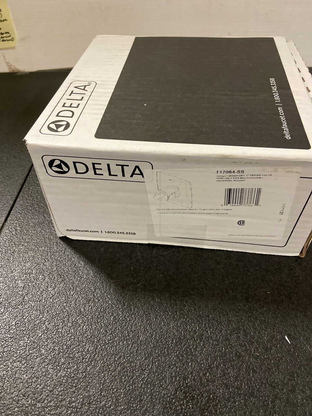 Delta T17064-SS Ashlyn Monitor 17 Series Dual Function Pressure Balanced Valve Trim Only with Integrated Volume Control - Less Rough-In Valve - Brilliance Stainless