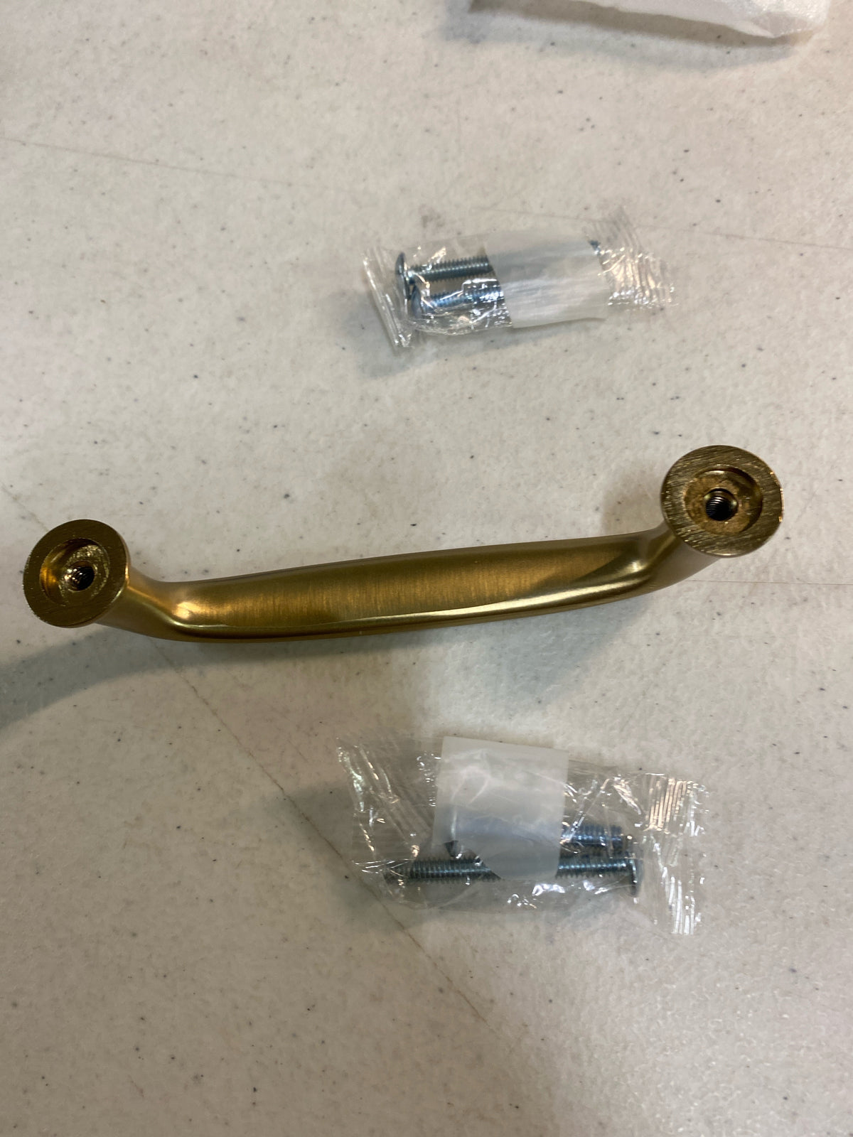 Amerock BP53702CZ Kane 3-3/4 Inch Center to Center Handle Cabinet Pull - Champagne Bronze