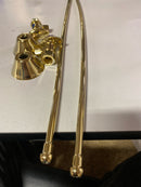 Signature Hardware 489033 Bathroom Supply Kit with 5/8" OD X 3/8" OD Angle Stop - Polished Brass