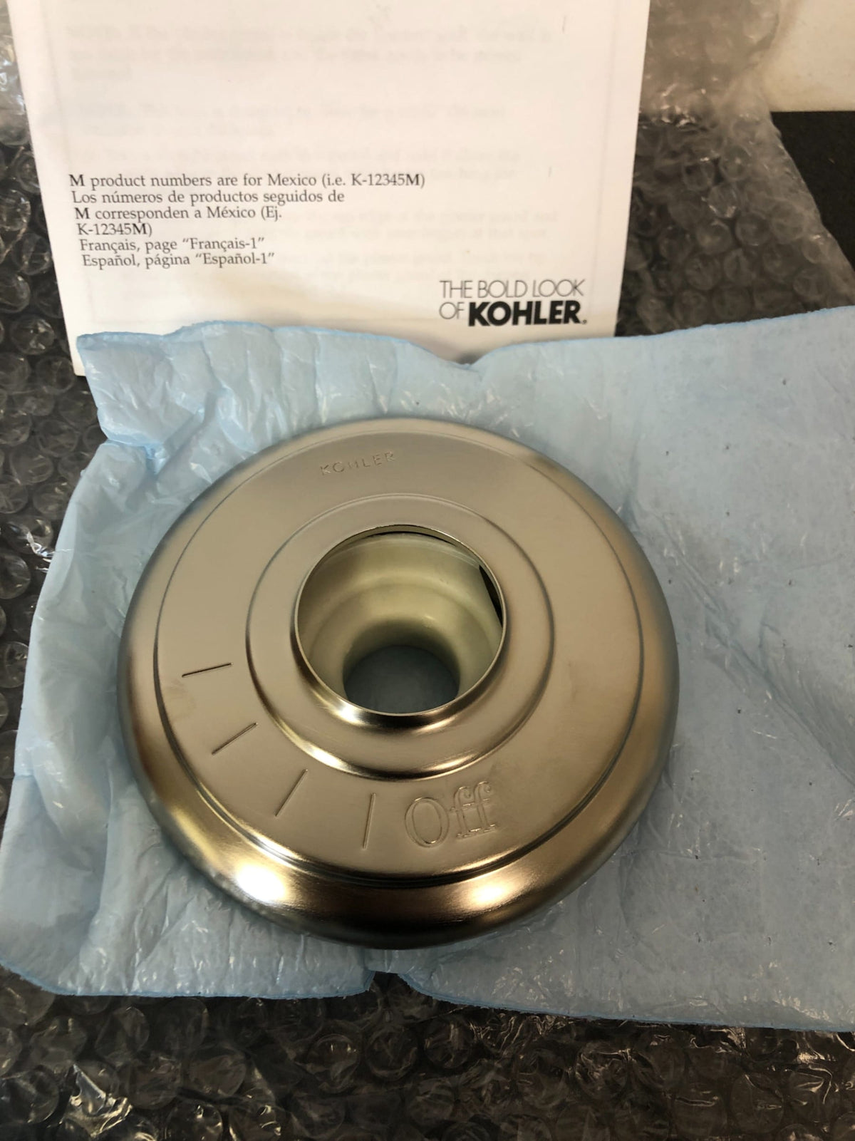 Kohler Artifacts Volume Control Valve Trim with Lever Handle