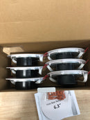 Commercial electric 91515 6 in. White Flush Round Wet Rated LED Integrated Recessed Lighting Kit (6-Pack)