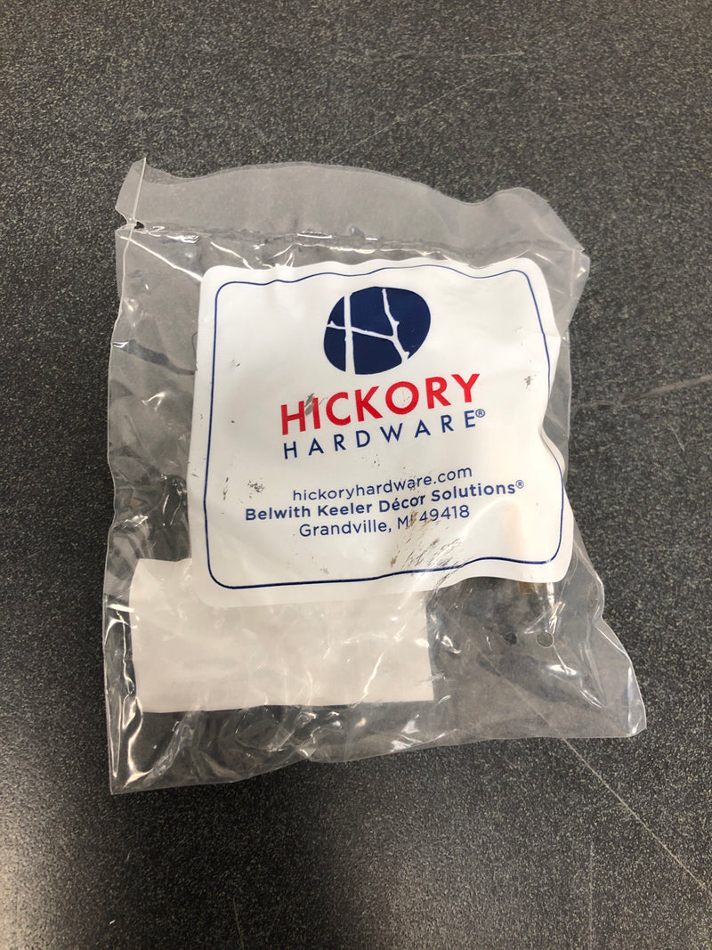 Hickory Hardware H076698-BGB Forge 1-3/8 Inch (35 mm) Farmhouse Chic Flat Round Cabinet Knob / Drawer Knob - Brushed Golden Brass