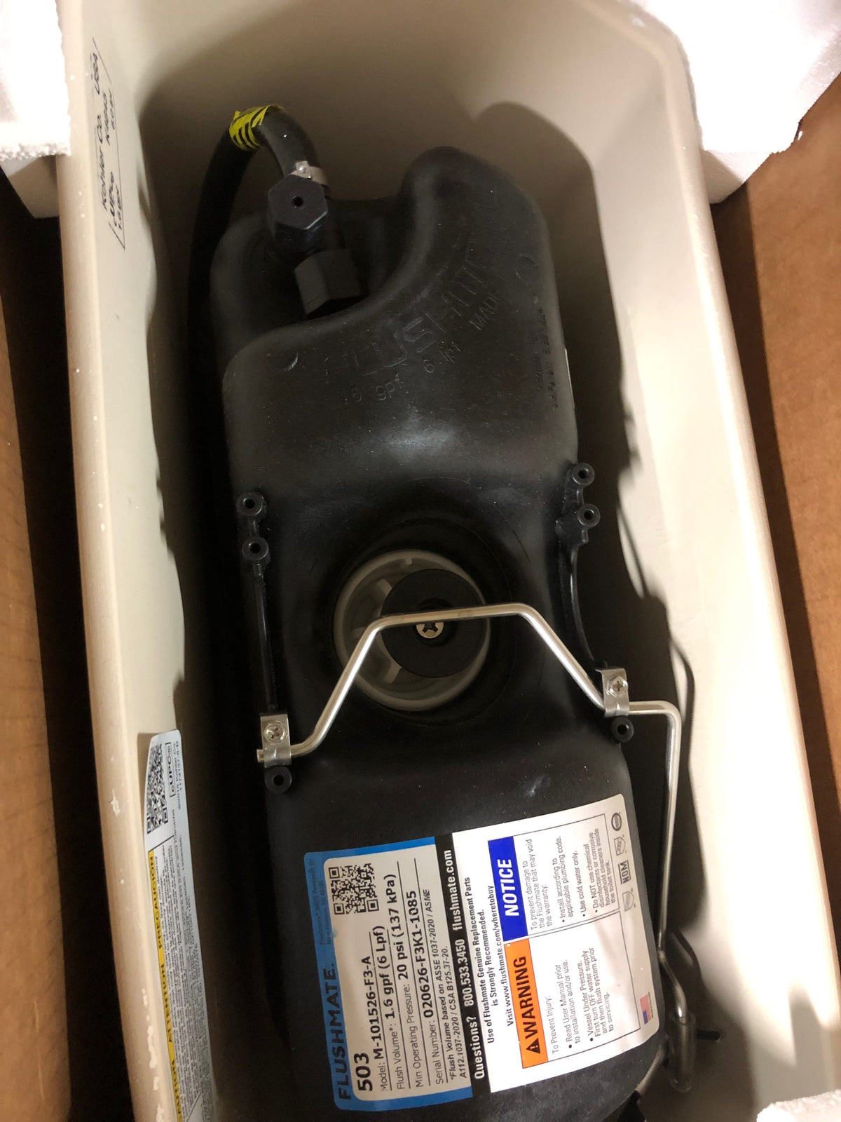 Kohler Highline Toilet Tank Only with Pressure Lite Technology