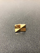 Top Knobs TK560HB Quilted 1-1/4 Inch Rectangular Cabinet Knob from the Mercer Collection - Honey Bronze